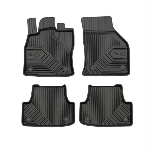 Πατάκια Αυτοκινήτου No77 Σκαφάκια για Audi A3 Sportback 2013-2020 4τμχ Frogum