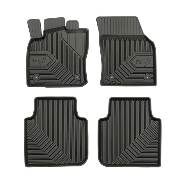 Πατάκια Αυτοκινήτου No77 Σκαφάκια για Seat Tarraco 2018-> Skoda Kodiaq 2016-2024 4τμχ Frogum