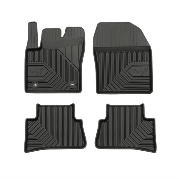 Πατάκια Αυτοκινήτου No77 Σκαφάκια για Toyota CH-R 2016-2023 Toyota CH-R (Hybrid όχι PHEV) 2023->  4τμχ Frogum