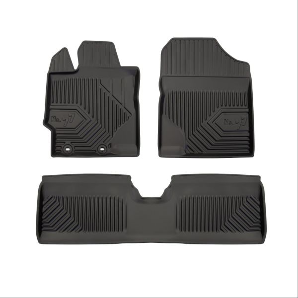 Πατάκια Αυτοκινήτου No77 Σκαφάκια για Toyota Yaris (Όχι Hybrid) 2011-2020  3τμχ Frogum