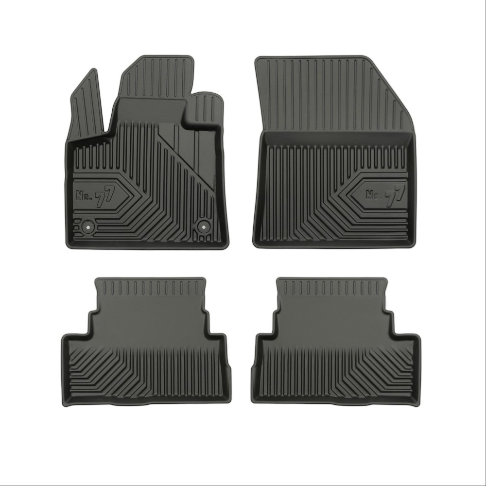 Πατάκια Αυτοκινήτου No77 Σκαφάκια για Opel Grandland X 2017-2024 4τμχ Frogum