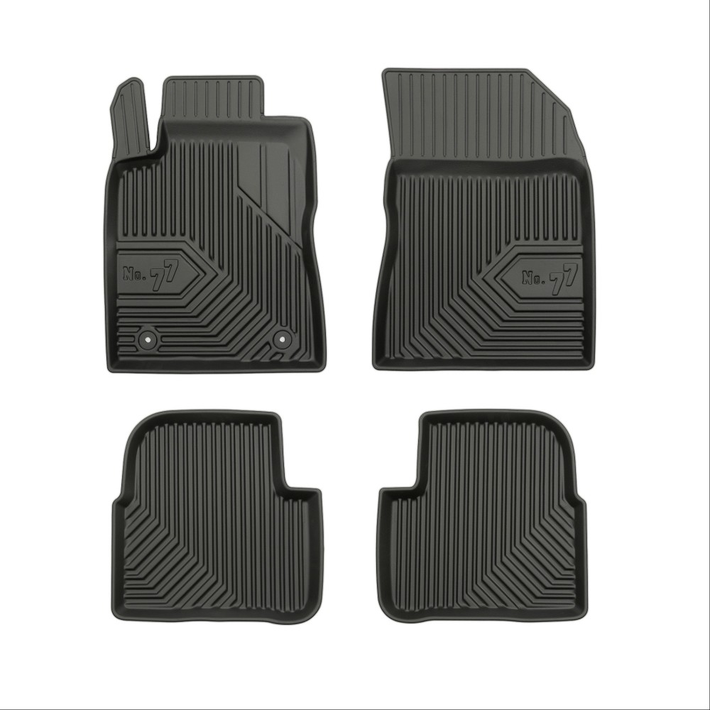 Πατάκια Αυτοκινήτου No77 Σκαφάκια για Citroen C3 III 2016-2024 4τμχ Frogum