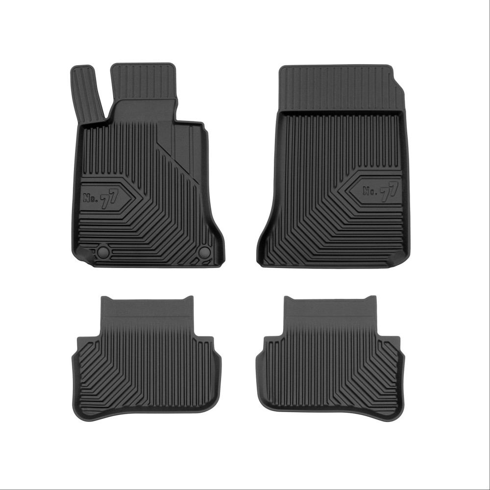 Πατάκια Αυτοκινήτου No77 Σκαφάκια για Mercedes C' Class W204 2007-2014 4τμχ Frogum