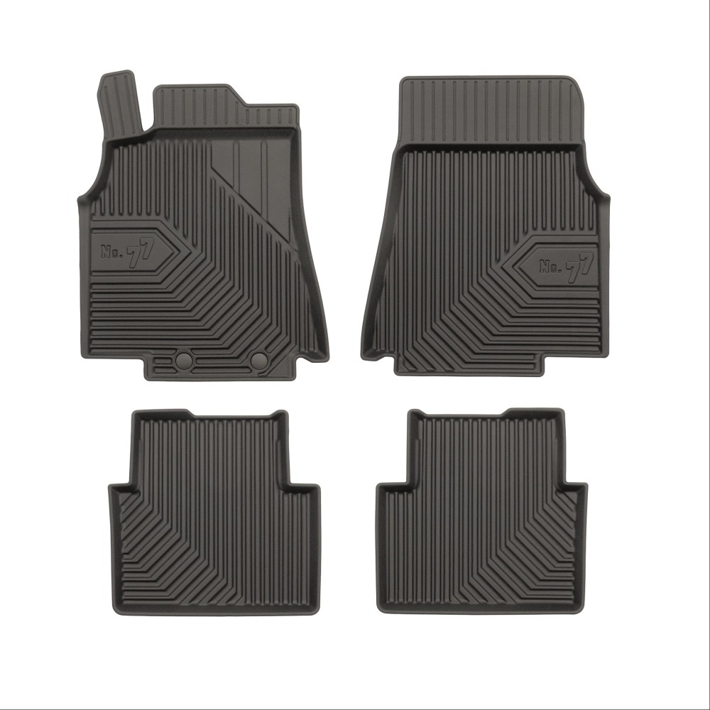 Πατάκια Αυτοκινήτου No77 Σκαφάκια για Mercedes A' Class W169 2004-2012 4τμχ Frogum