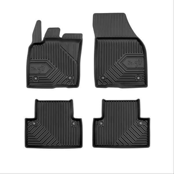 Πατάκια Αυτοκινήτου No77 Σκαφάκια για Volvo V50 SW 2004-2012 4τμχ Frogum