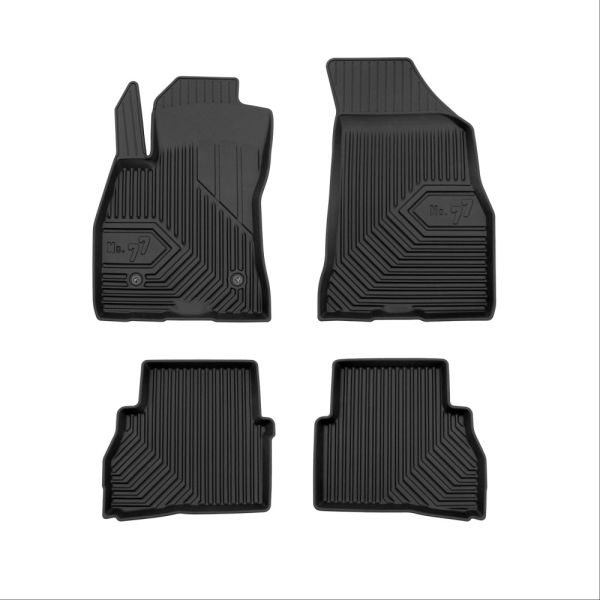 Πατάκια Αυτοκινήτου No77 Σκαφάκια για Fiat Doblo 2010-2020 4τμχ Frogum