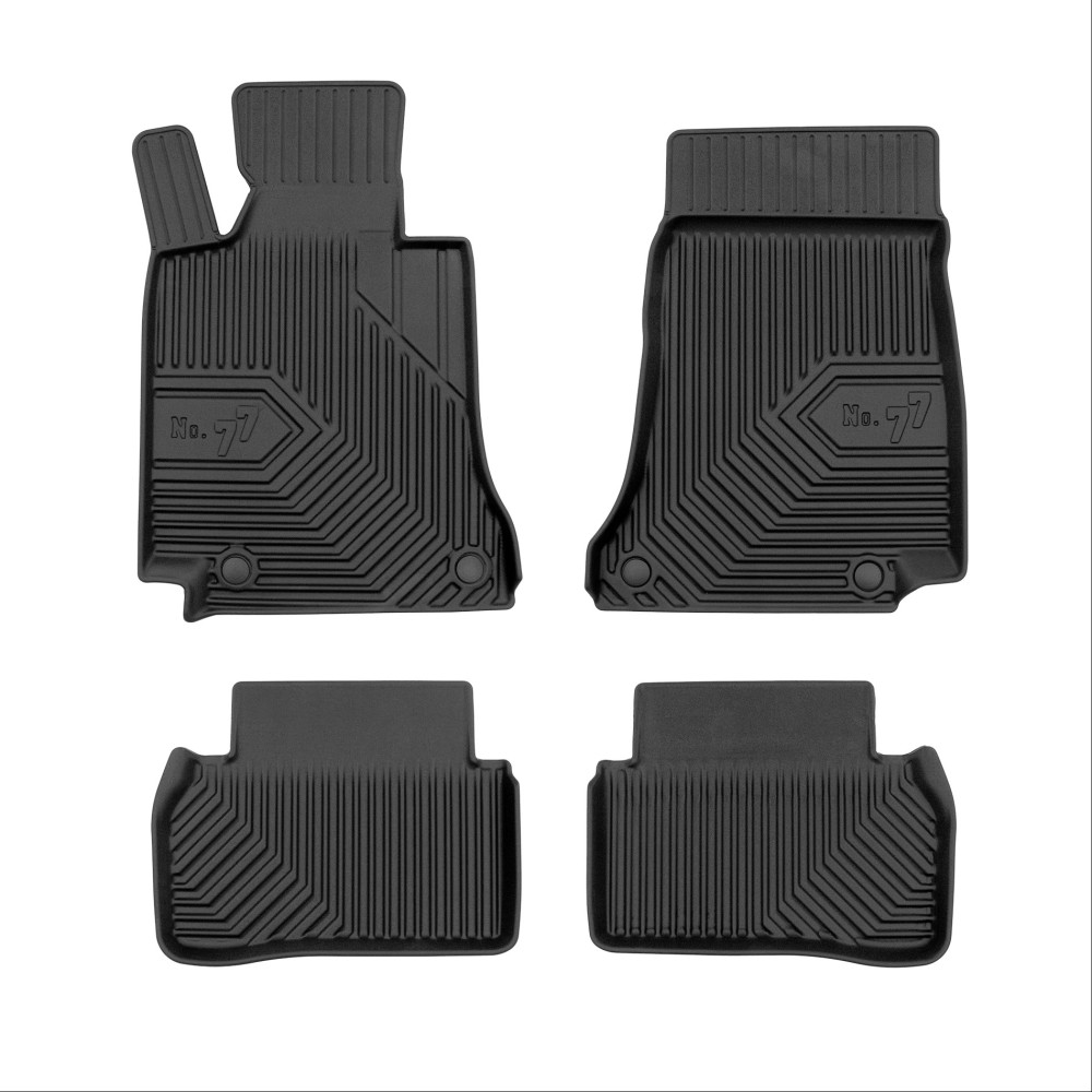 Πατάκια Αυτοκινήτου No77 Σκαφάκια για Mercedes C' Class W205 2013-2020 4τμχ Frogum