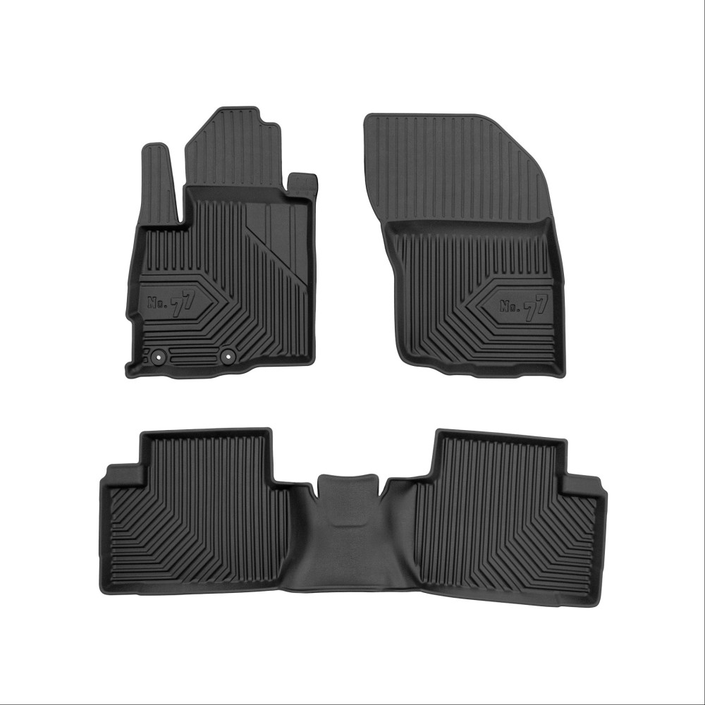 Πατάκια Αυτοκινήτου No77 Σκαφάκια για Mitsubishi Outlander 2006-2012 4τμχ Frogum
