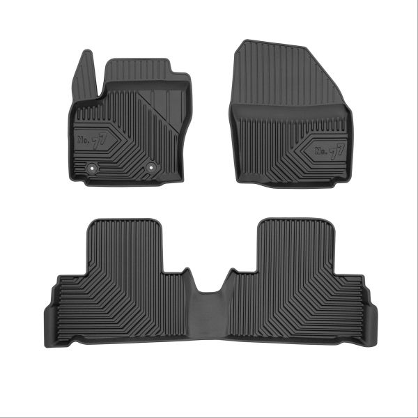 Πατάκια Αυτοκινήτου No77 Σκαφάκια για Ford S-Max 2006-2014 3τμχ Frogum