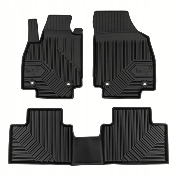 Πατάκια Αυτοκινήτου No77 Σκαφάκια για MG ZS II Crossover, Hybrid+ 2023-> 3τμχ Frogum