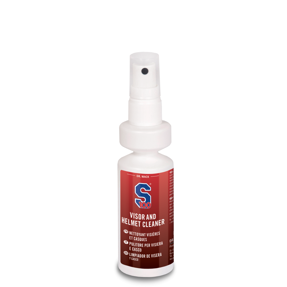 S100 Καθαριστικό κράνους & Ζελατίνας 100ml με πανί microfiber Dr. Wack
