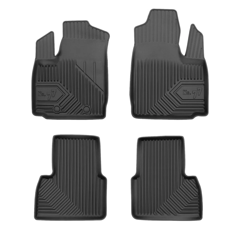 Πατάκια Αυτοκινήτου No77 Σκαφάκια για Fiat Doblo 2000-2010 4τμχ Frogum