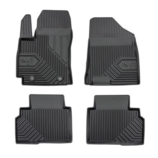 Πατάκια Αυτοκινήτου No77 Σκαφάκια για Hyundai Kona II 2022-> 4τμχ Frogum