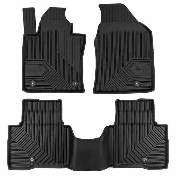 Πατάκια Αυτοκινήτου No77 Σκαφάκια για KGM Actyon suv 2024-> 3τμχ Frogum