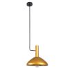 GLOBOSTAR® KATIE 00538 Μοντέρνο Φωτιστικό Οροφής με Ντουί 1 x E27 AC 220-240V IP20 - Μαύρο & Χρυσό - Μ30 x Π30 x Υ120cm