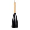 GLOBOSTAR® DILLON 00630 Μοντέρνο Κρεμαστό Φωτιστικό Οροφής με Ντουί 3 x E27 AC 220-240V IP20 - Μαύρο & Μπεζ - Μ54 x Π14 x Υ130cm
