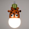 GLOBOSTAR® GIRAFFE 00638 Παιδικό Κρεμαστό Φωτιστικό Οροφής με Ντουί 1 x E27 AC 220-240V IP20 - Πολύχρωμο - Μ12 x Π10.5 x Υ13.5cm