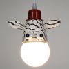 GLOBOSTAR® ZEBRA 00639 Παιδικό Κρεμαστό Φωτιστικό Οροφής με Ντουί 1 x E27 AC 220-240V IP20 - Πολύχρωμο - Μ19 x Π10.5 x Υ13.5cm