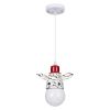 GLOBOSTAR® ZEBRA 00639 Παιδικό Κρεμαστό Φωτιστικό Οροφής με Ντουί 1 x E27 AC 220-240V IP20 - Πολύχρωμο - Μ19 x Π10.5 x Υ13.5cm