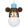 ΠΡΟΣΦΟΡΑ GloboStar® MONKEY 00640 Μοντέρνο Κρεμαστό Παιδικό Φωτιστικό Οροφής Μονόφωτο 1 x E27 Γαλάζιο Καφέ Μεταλλικό Μ14.5 x Π10.5 x Υ13.5cm