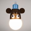 ΠΡΟΣΦΟΡΑ GloboStar® MONKEY 00640 Μοντέρνο Κρεμαστό Παιδικό Φωτιστικό Οροφής Μονόφωτο 1 x E27 Γαλάζιο Καφέ Μεταλλικό Μ14.5 x Π10.5 x Υ13.5cm