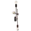 GLOBOSTAR® PIPING 00662 Vintage Φωτιστικό Τοίχου - Απλίκα με Ντουί 4 x E27 AC 220-240V IP20 - Χάλκινο - Μ40 x Π9 x Υ52cm