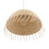 GLOBOSTAR® JAKARTA 00712 Boho Κρεμαστό Φωτιστικό Οροφής με Ντουί 1 x E27 AC 220-240V IP20 - Μπεζ - Μ50 x Π50 x Υ36cm