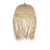 GLOBOSTAR® MANILA 00713 Boho Κρεμαστό Φωτιστικό Οροφής με Ντουί 1 x E27 AC 220-240V IP20 - Μπεζ - Μ50 x Π50 x Υ70cm
