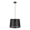 GLOBOSTAR® SPARKLE 00733 Μοντέρνο Κρεμαστό Φωτιστικό Οροφής με Ντουί 1 x E27 AC 220-240V IP20 - Μαύρο - Μ35 x Π35 x Υ26cm