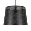 GLOBOSTAR® SPARKLE 00733 Μοντέρνο Κρεμαστό Φωτιστικό Οροφής με Ντουί 1 x E27 AC 220-240V IP20 - Μαύρο - Μ35 x Π35 x Υ26cm