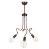 GLOBOSTAR® ASPECT 00788 Μοντέρνο Φωτιστικό Οροφής με Ντουί 3 x E27 AC 220-240V IP20 - Χάλκινο - Μ42 x Π42 x Υ60cm