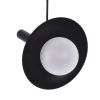 GLOBOSTAR® CELEST 00789 Μοντέρνο Κρεμαστό Φωτιστικό Οροφής με Ντουί 1 x G9 AC 220-240V IP20 - Μαύρο & Λευκό - Μ20 x Π20 x Υ26.5cm