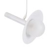 GLOBOSTAR® CELEST 00790 Μοντέρνο Κρεμαστό Φωτιστικό Οροφής με Ντουί 1 x G9 AC 220-240V IP20 - Λευκό - Μ20 x Π20 x Υ26.5cm