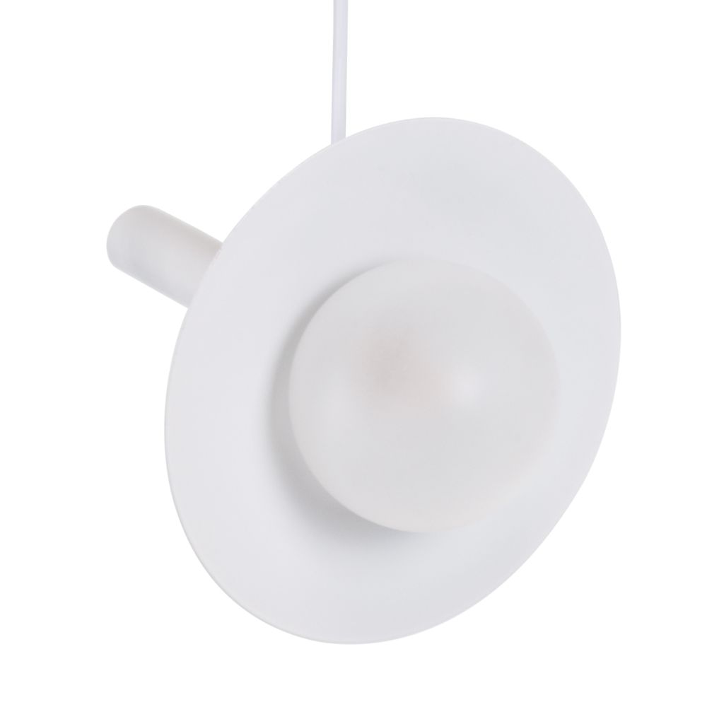 GLOBOSTAR® CELEST 00790 Μοντέρνο Κρεμαστό Φωτιστικό Οροφής με Ντουί 1 x G9 AC 220-240V IP20 - Λευκό - Μ20 x Π20 x Υ26.5cm