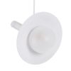 GLOBOSTAR® CELEST 00790 Μοντέρνο Κρεμαστό Φωτιστικό Οροφής με Ντουί 1 x G9 AC 220-240V IP20 - Λευκό - Μ20 x Π20 x Υ26.5cm