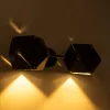 GLOBOSTAR® WELLES 00795 Μοντέρνο Φωτιστικό Τοίχου - Απλίκα με Ντουί 2 x E14 AC 220-240V IP20 - Μαύρο - Μ52 x Π21 x Υ17cm
