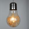 GLOBOSTAR® LAMP 00808 Μοντέρνο Κρεμαστό Φωτιστικό Οροφής με Ντουί 1 x E27 AC 220-240V IP20 - Πολύχρωμο - Μ30 x Π30 x Υ52cm