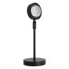 GloboStar® 00814 Επιτραπέζιο Φωτιστικό Πορτατίφ LED 12W 600lm 180° DC 5V IP20 Κίτρινο - Πορτοκαλί SUN EFFECT Μαύρο Μέταλλο με Διάφανο Πλαστικό - Μ10 x Π10 x Υ26.5cm - 2 Xρόνια Εγγύηση
