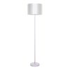 GLOBOSTAR® ASHLEY 00823 Μοντέρνο Επιδαπέδιο Φωτιστικό με Ντουί 1 x E27 AC 220-240V IP20 - Λευκό - Μ35 x Π35 x Υ145cm