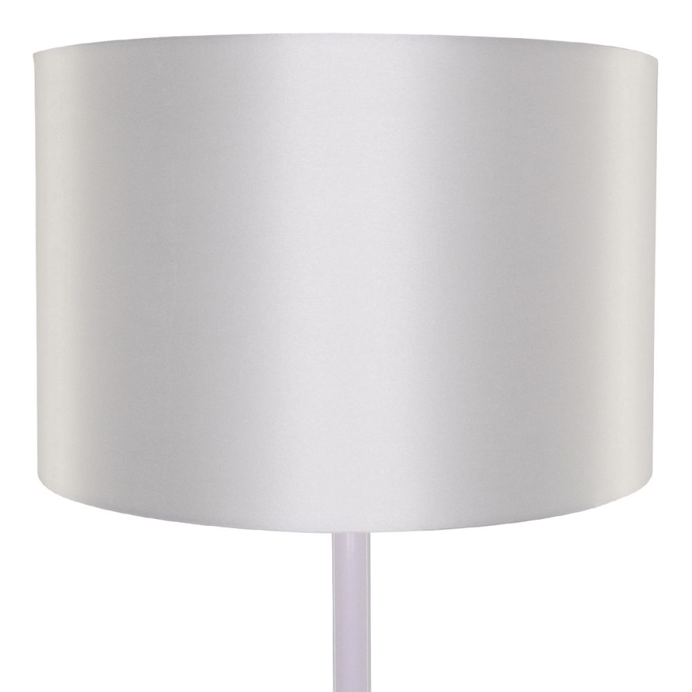 GLOBOSTAR® ASHLEY 00823 Μοντέρνο Επιδαπέδιο Φωτιστικό με Ντουί 1 x E27 AC 220-240V IP20 - Λευκό - Μ35 x Π35 x Υ145cm