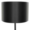 GLOBOSTAR® ASHLEY 00824 Μοντέρνο Επιδαπέδιο Φωτιστικό με Ντουί 1 x E27 AC 220-240V IP20 - Μαύρο & Μπεζ - Μ40 x Π40 x Υ145cm
