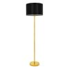 GLOBOSTAR® ASHLEY 00825 Μοντέρνο Επιδαπέδιο Φωτιστικό με Ντουί 1 x E27 AC 220-240V IP20 - Μαύρο & Χρυσό - Μ40 x Π40 x Υ148cm