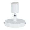 GLOBOSTAR® SARA 00842 Μοντέρνο Φωτιστικό Οροφής με Ντουί 1 x E27 AC 220-240V IP20 - Λευκό - Μ10 x Π10 x Υ10.3cm