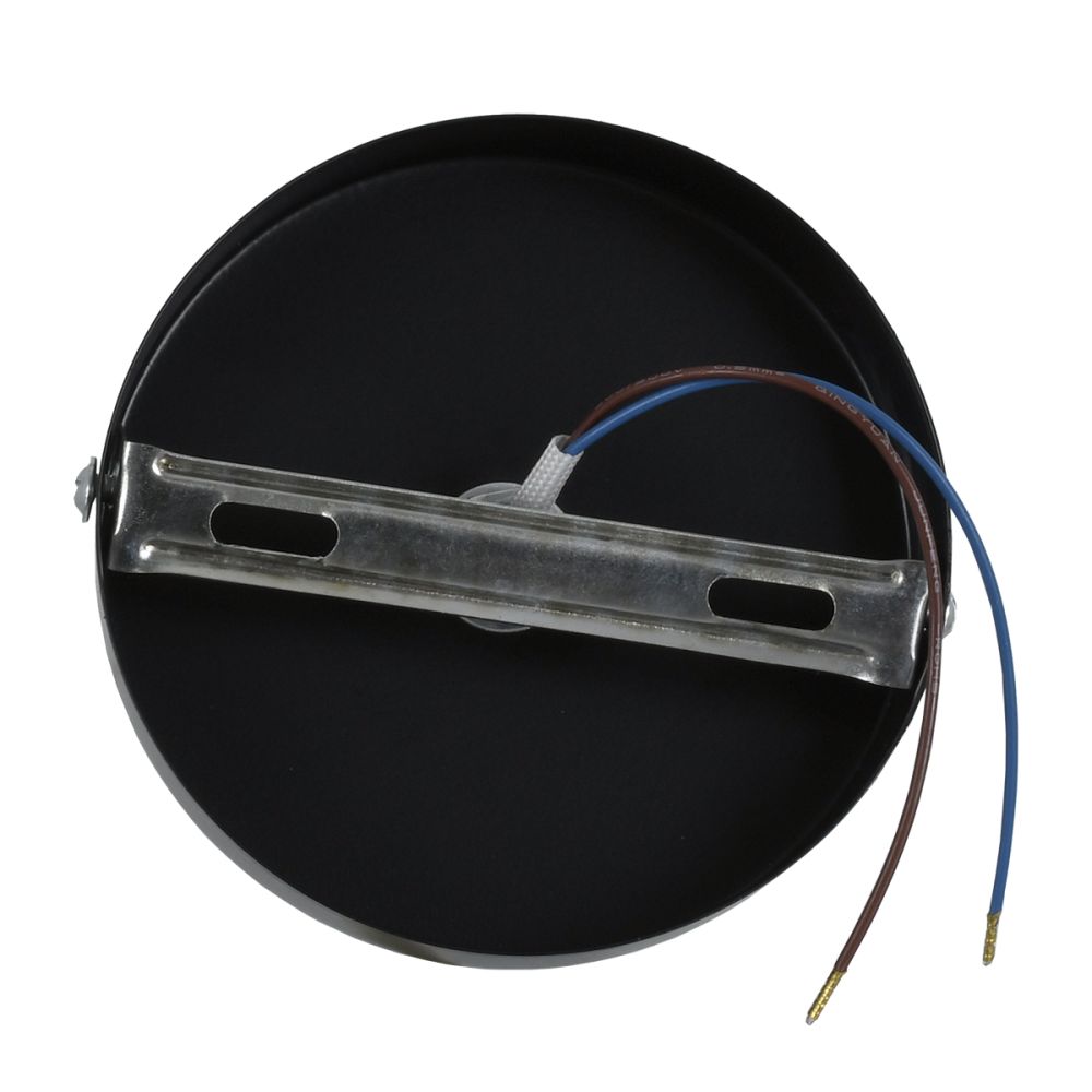 GLOBOSTAR® SARA 00843 Μοντέρνο Φωτιστικό Οροφής με Ντουί 1 x E27 AC 220-240V IP20 - Μαύρο - Μ10 x Π10 x Υ10.3cm