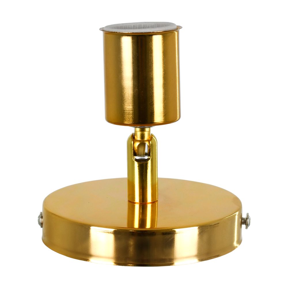 GLOBOSTAR® SARA 00845 Μοντέρνο Φωτιστικό Οροφής με Ντουί 1 x E27 AC 220-240V IP20 - Χρυσό - Μ10 x Π10 x Υ10.3cm