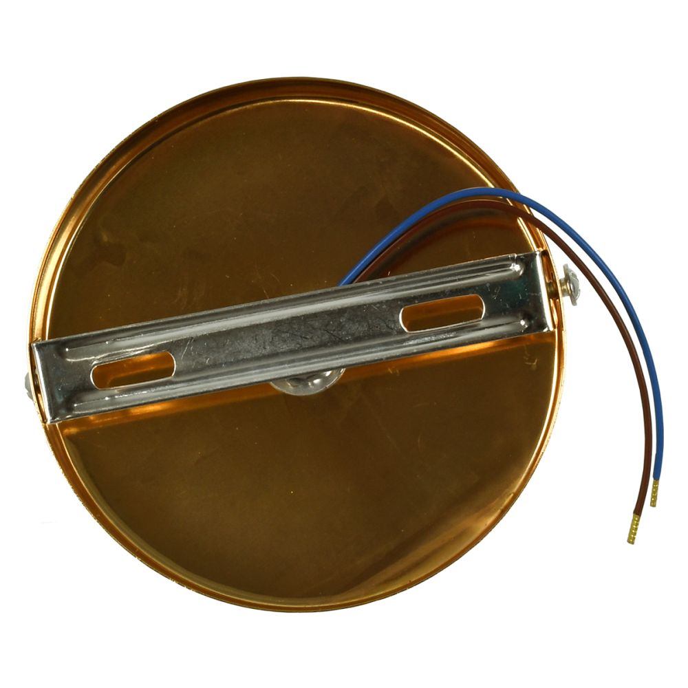 GLOBOSTAR® SARA 00845 Μοντέρνο Φωτιστικό Οροφής με Ντουί 1 x E27 AC 220-240V IP20 - Χρυσό - Μ10 x Π10 x Υ10.3cm
