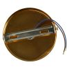 GLOBOSTAR® SARA 00845 Μοντέρνο Φωτιστικό Οροφής με Ντουί 1 x E27 AC 220-240V IP20 - Χρυσό - Μ10 x Π10 x Υ10.3cm