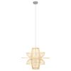 GLOBOSTAR® BALI 00862 Boho Κρεμαστό Φωτιστικό Οροφής με Ντουί 1 x E27 AC 220-240V IP20 - Μπεζ - Μ60 x Π60 x Υ45cm