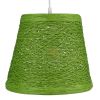 GLOBOSTAR® PLAYROOM 00864 Vintage Κρεμαστό Φωτιστικό Οροφής με Ντουί 1 x E27 AC 220-240V IP20 - Πράσινο - Μ32 x Π32 x Υ27cm