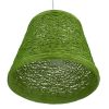 GLOBOSTAR® PLAYROOM 00864 Vintage Κρεμαστό Φωτιστικό Οροφής με Ντουί 1 x E27 AC 220-240V IP20 - Πράσινο - Μ32 x Π32 x Υ27cm